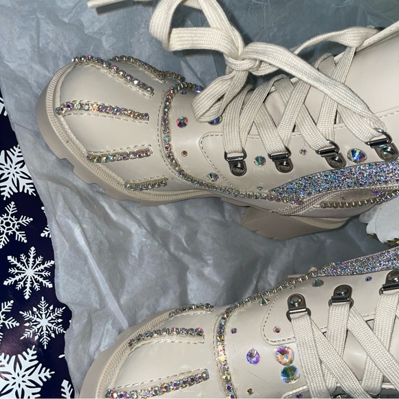 Custom Rhinestone Steve Madden Boots Sample - Picture 7 of 9